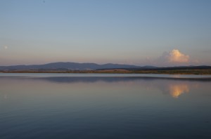 A evening view from the tarpaulin wonder