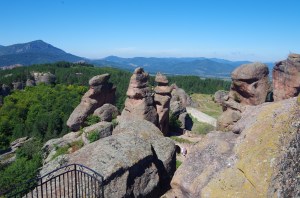 The red fort built into the rocks above Belogradchick