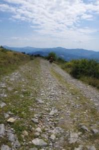 A taste of the mountain roads, bumpy time
