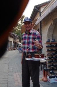 Çay waiter and tray (excuse Brians finger)