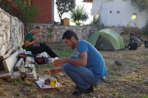 The lovely Irhan looking after us at his station :)