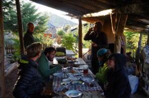 Breakfast with the Lisiania volunteers :)