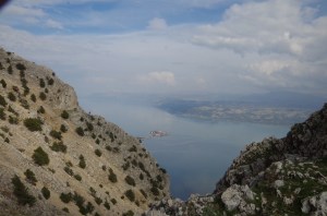 Egirdir from the surrounding mountains