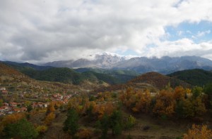 Our first snowy peaks