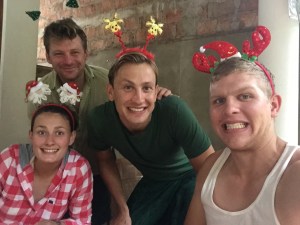 A Christmas selfish for mama Thompson