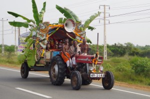 Faith on wheels, mobile shrines