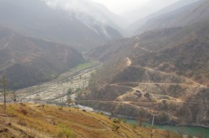 The road ahead from our descent