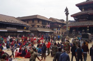 Communal sleeping in Bhaktapur