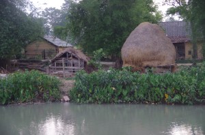 River ways and villages houses straight from the Jungle Book