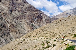 The higher you go the more sparse the landscape