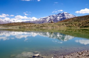 Reflections on Dhankar Lake