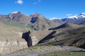 Our chilly descent from Kibber