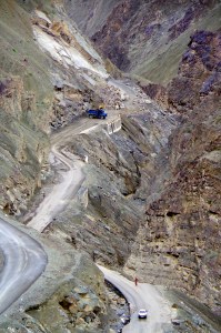 Landslides and collapsing roads kept the going interesting