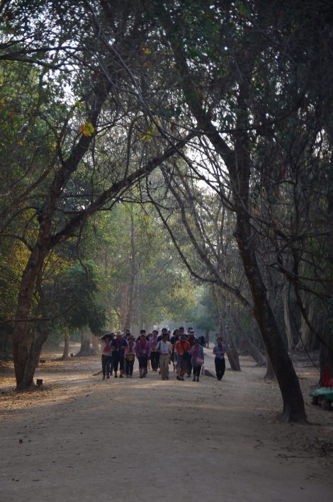 Chinese tours en masse at Angkor