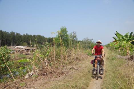 Dust tracks, one scooter wide
