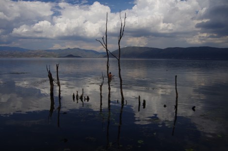 A magical moment on Dali lake