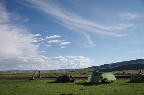 A spectacular last night camping with Michael and Pascale