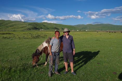 Brian and the cowboy