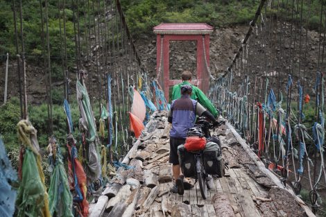 A bridge that had seen better days