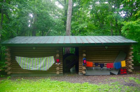 Free camping and drying facilities