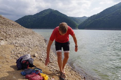 Daily washes range from taps to reservoirs, always freezing cold but refreshing!