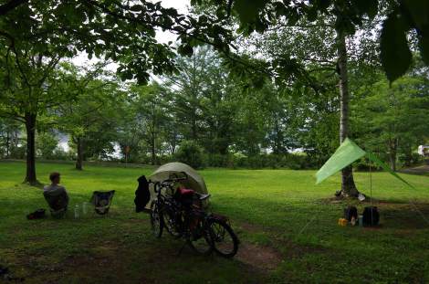 New tarps and chairs come in handy for the changing weather