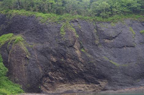 The Volcanic coastline before Shiretoko