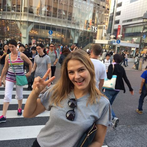 Ellie in from London giving Tokyo chique