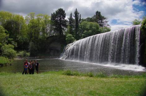 All together at Rere Falls